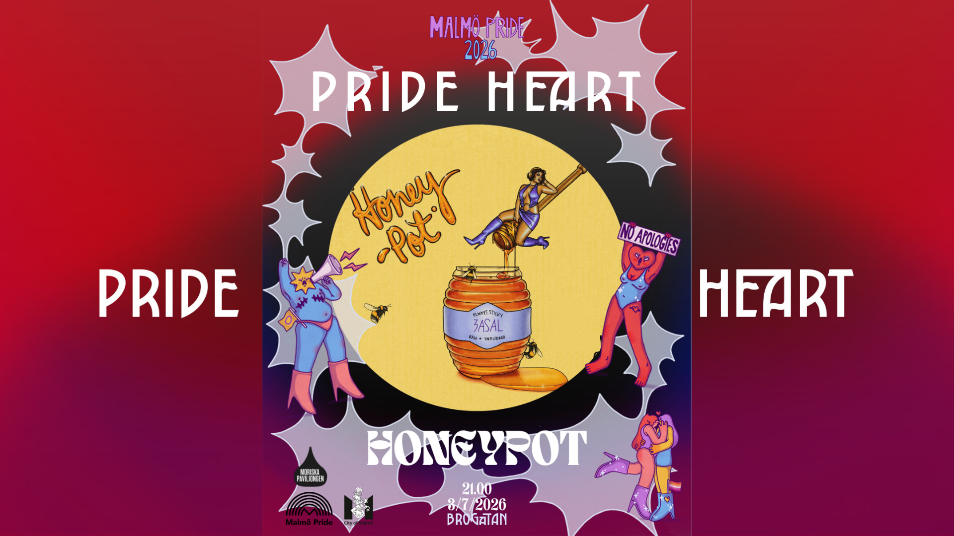 PRIDE HEART: CLUB HONEYPOT