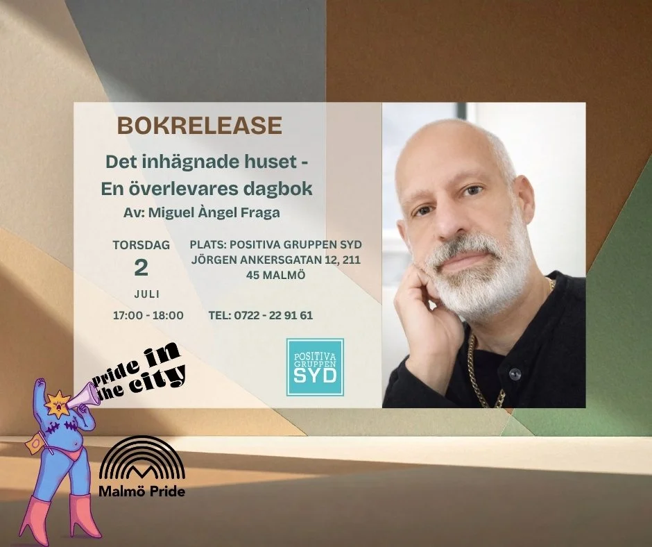 PRIDE IN THE CITY: Positiva Gruppen Syd, Bokrelease med Miguel Ángel Fraga