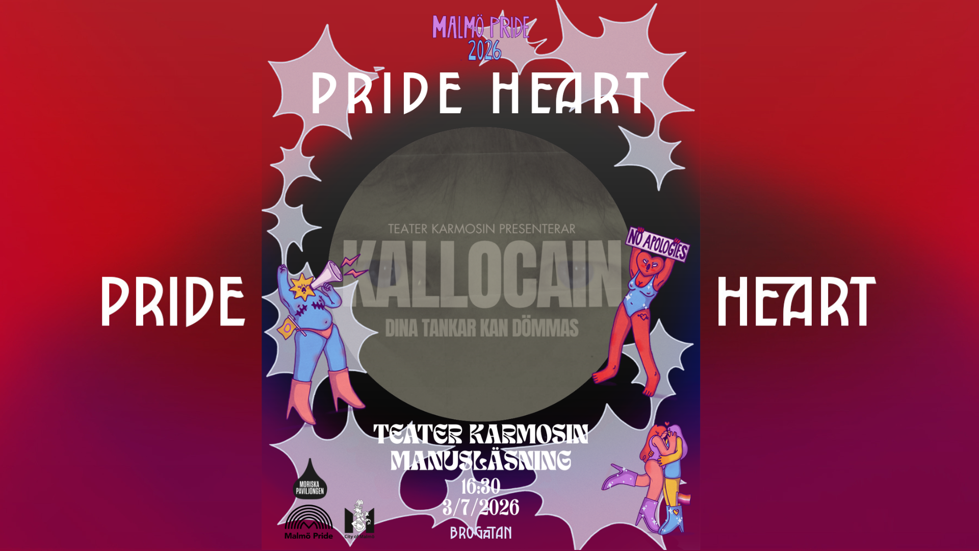 PRIDE HEART: TEATER KARMOSIN - MANUSLÄSNING
