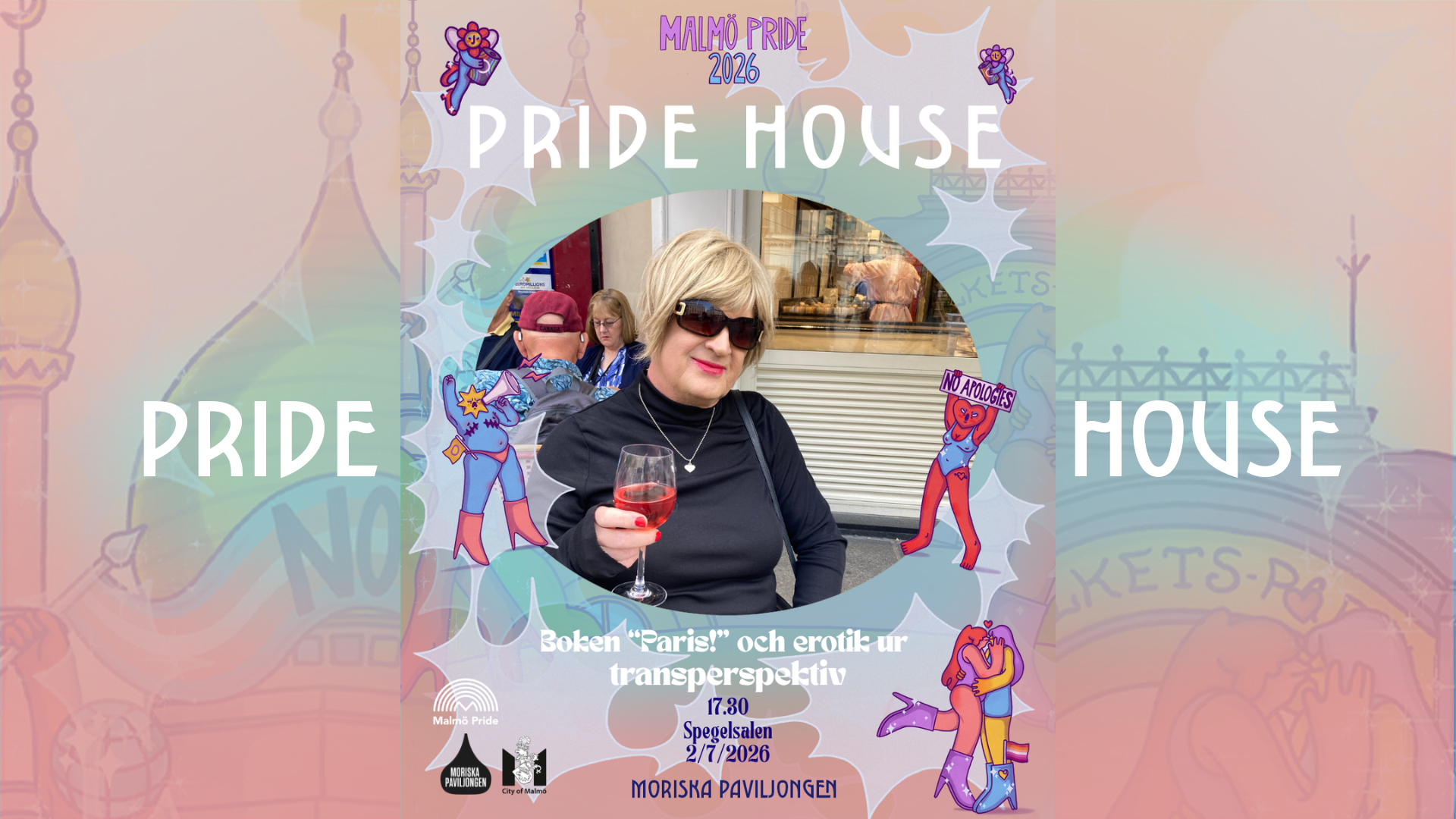 PRIDE HOUSE: Boken "Paris!" och erotik ur transperspektiv
