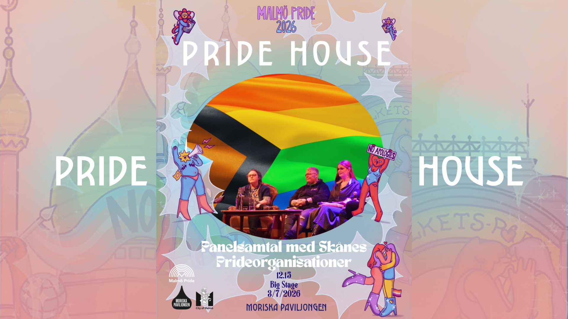 PRIDE HOUSE: Panelsamtal med Skånes prideorganisationer