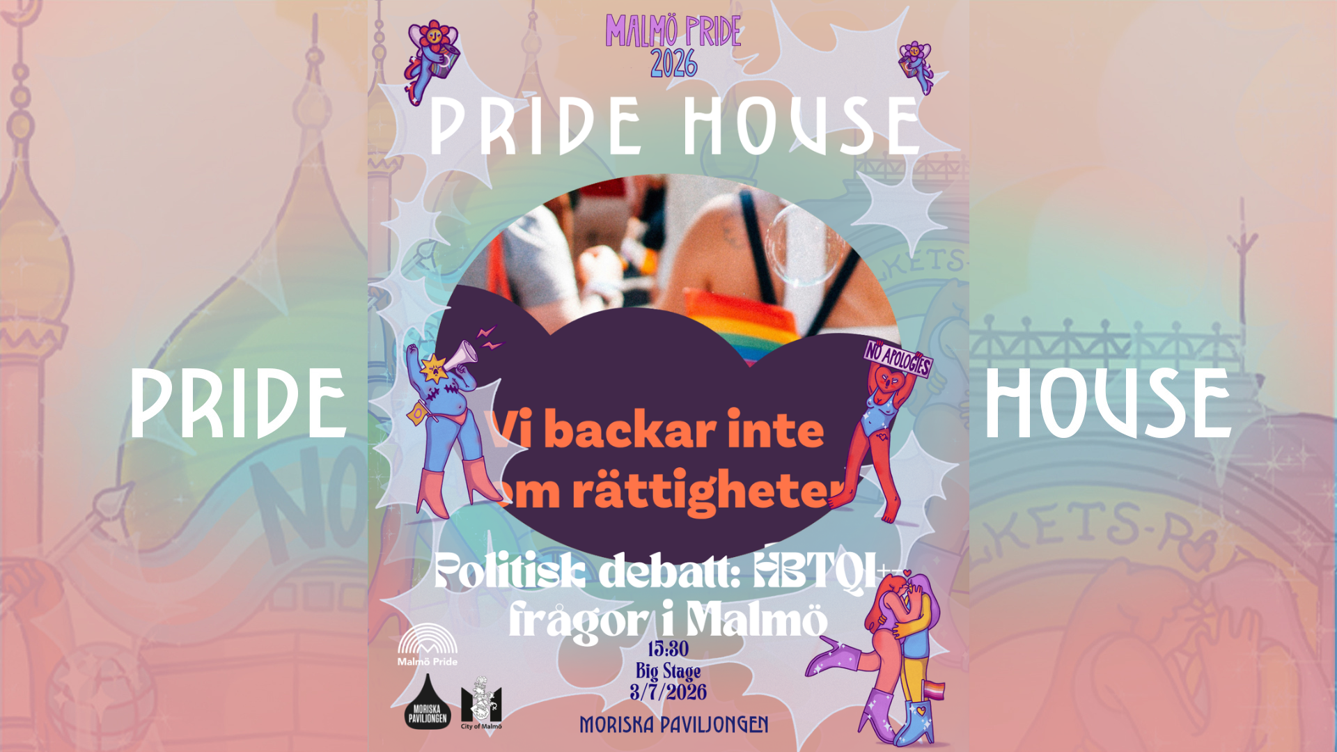 PRIDE HOUSE: Politisk debatt: HBTQI+-frågor i Malmö