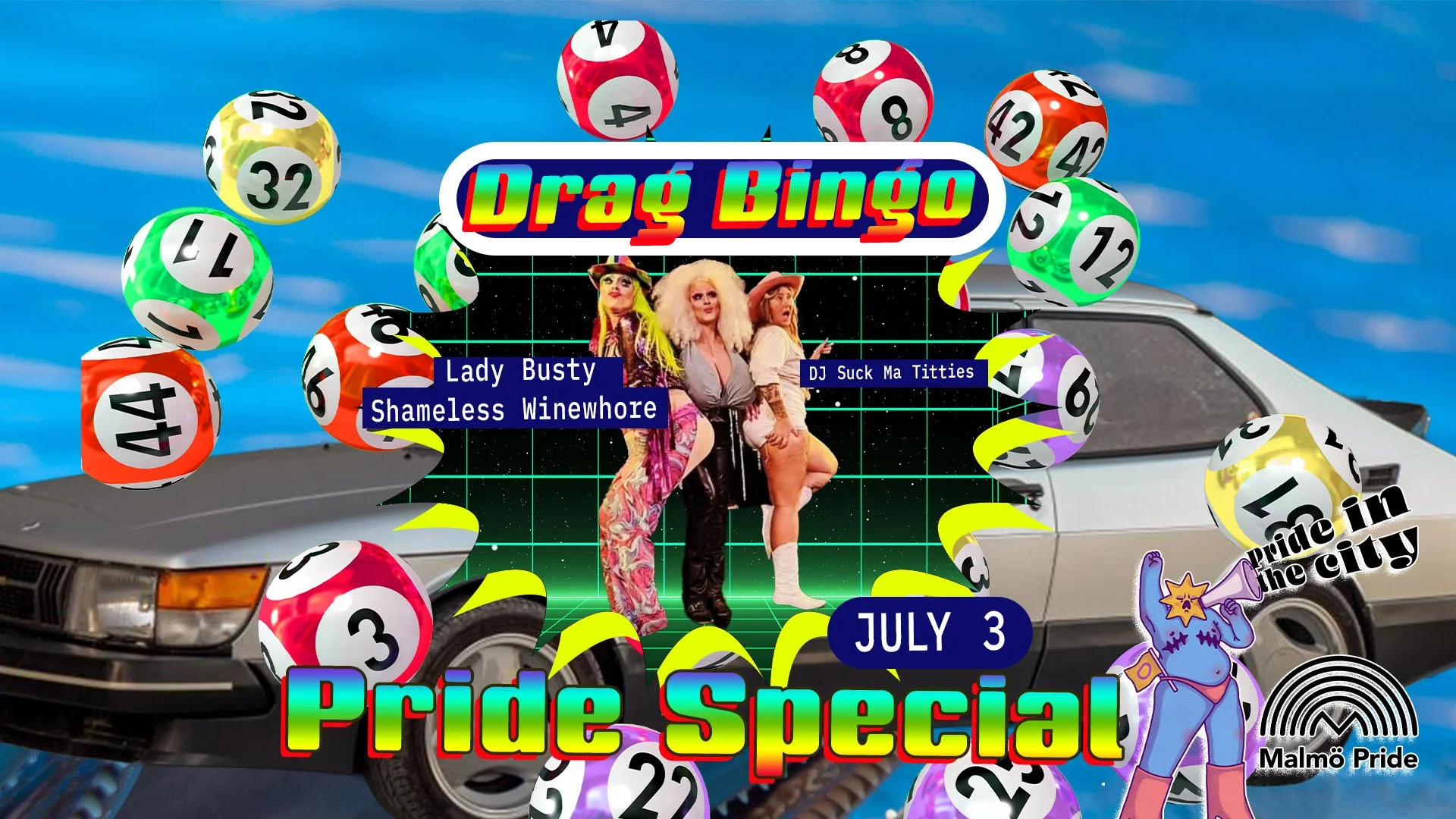 PRIDE IN THE CITY: Plan B: DragQueen Bingo w. Lady Busty & Shameless Winewhore