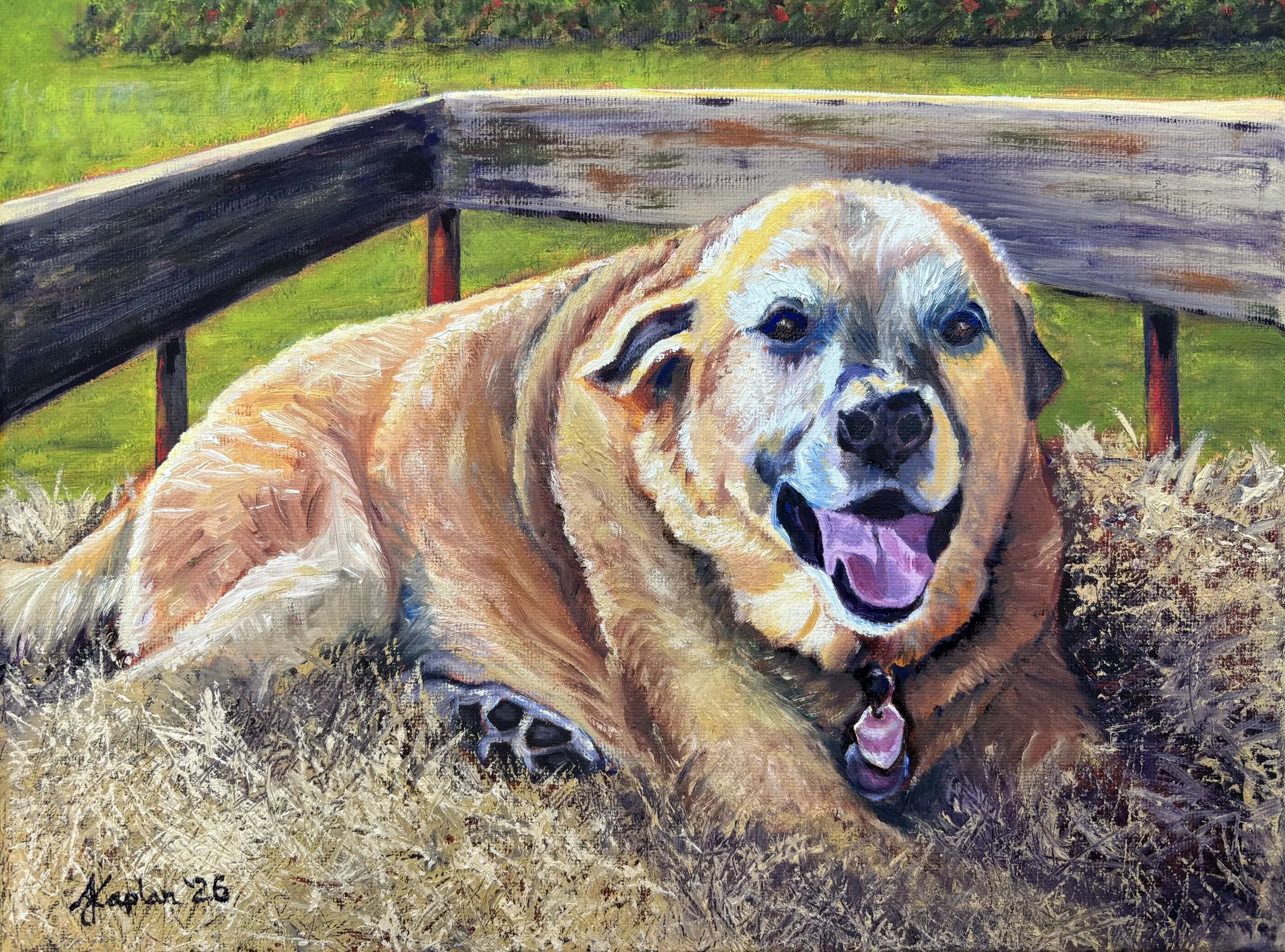 Berry | oil | 9" x 12"