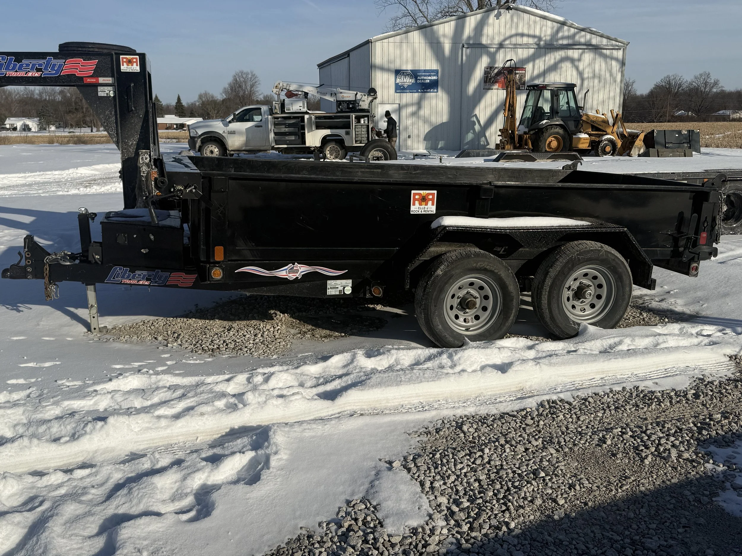 Trailer-Dump- 6' Inside Box, 12' Length, door swing or spread