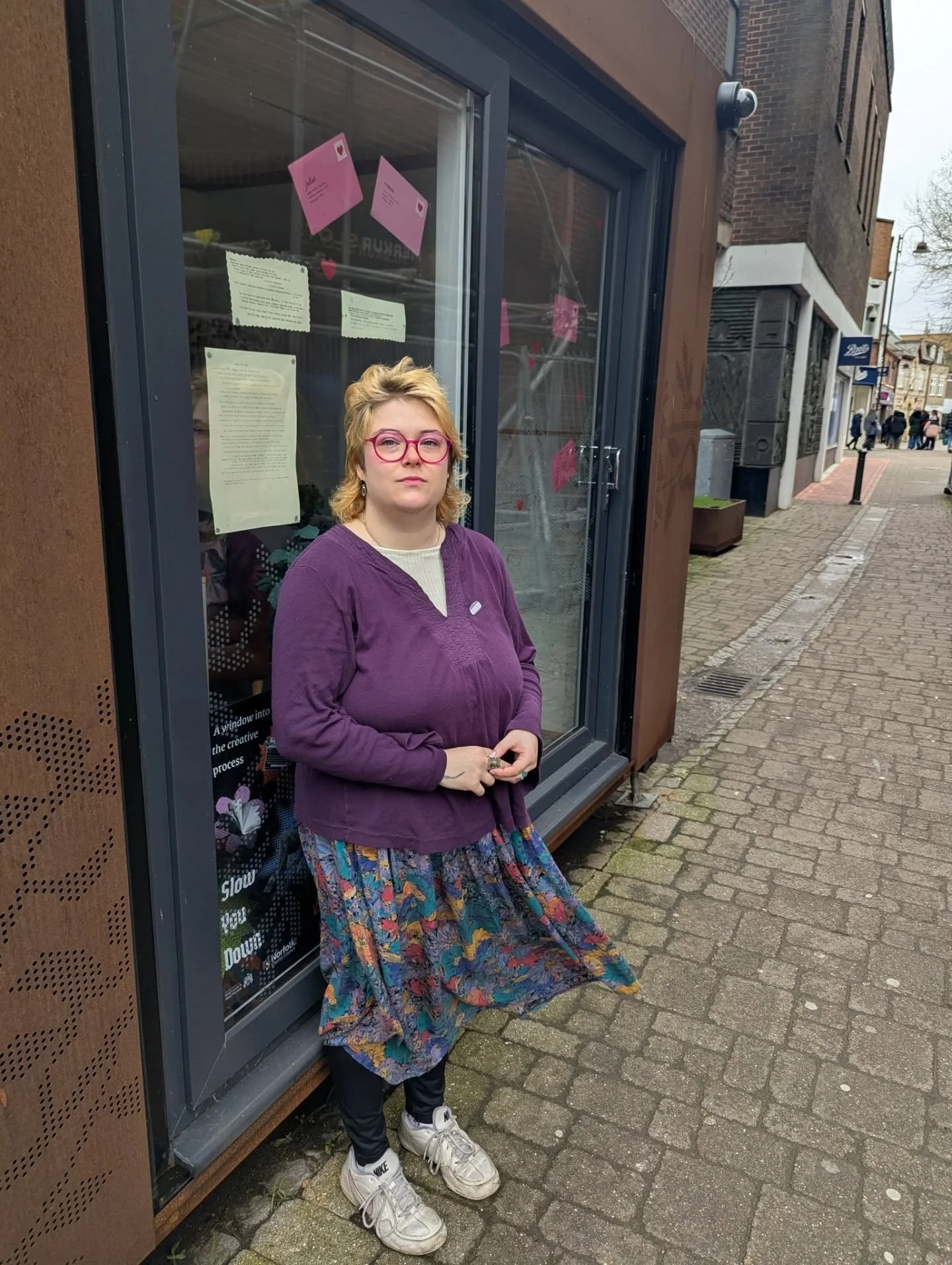 Thank you to everyone who dropped by the Purfleet Story Pod this weekend for free custom poems by Savannah Andrews ❤️ 

Next weekend will be your last chance to get a free Valentine's Day poems! Saturday 14th and Sunday 15th 12-2:30pm. 

Supported by