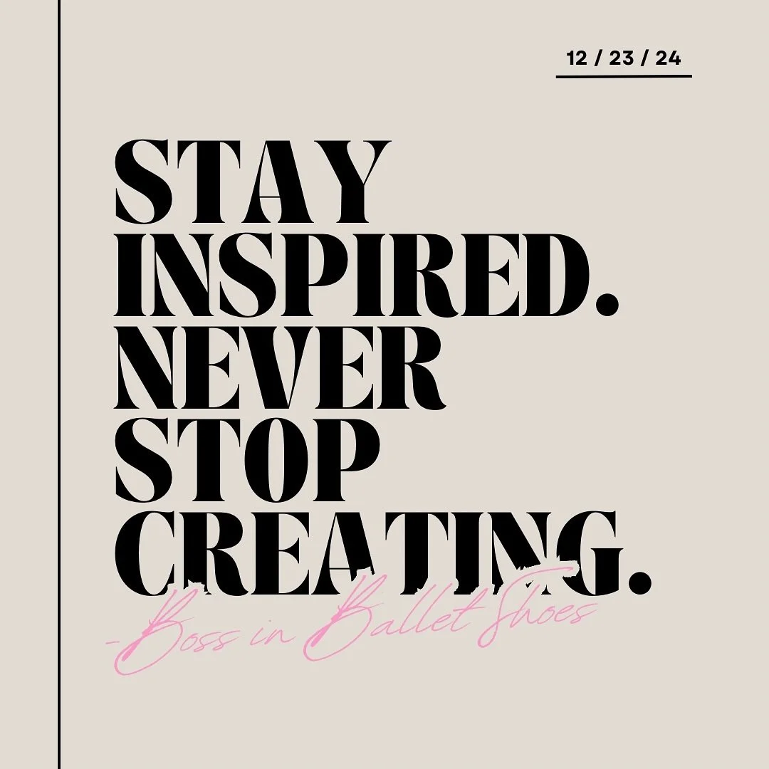 Do you ever find that running a business sometimes kills your creativity? I know I do! 

This is a perfect time of year to disconnect from your business and allow yourself to bring back the inspiration and creativity you need to continue creating&hel