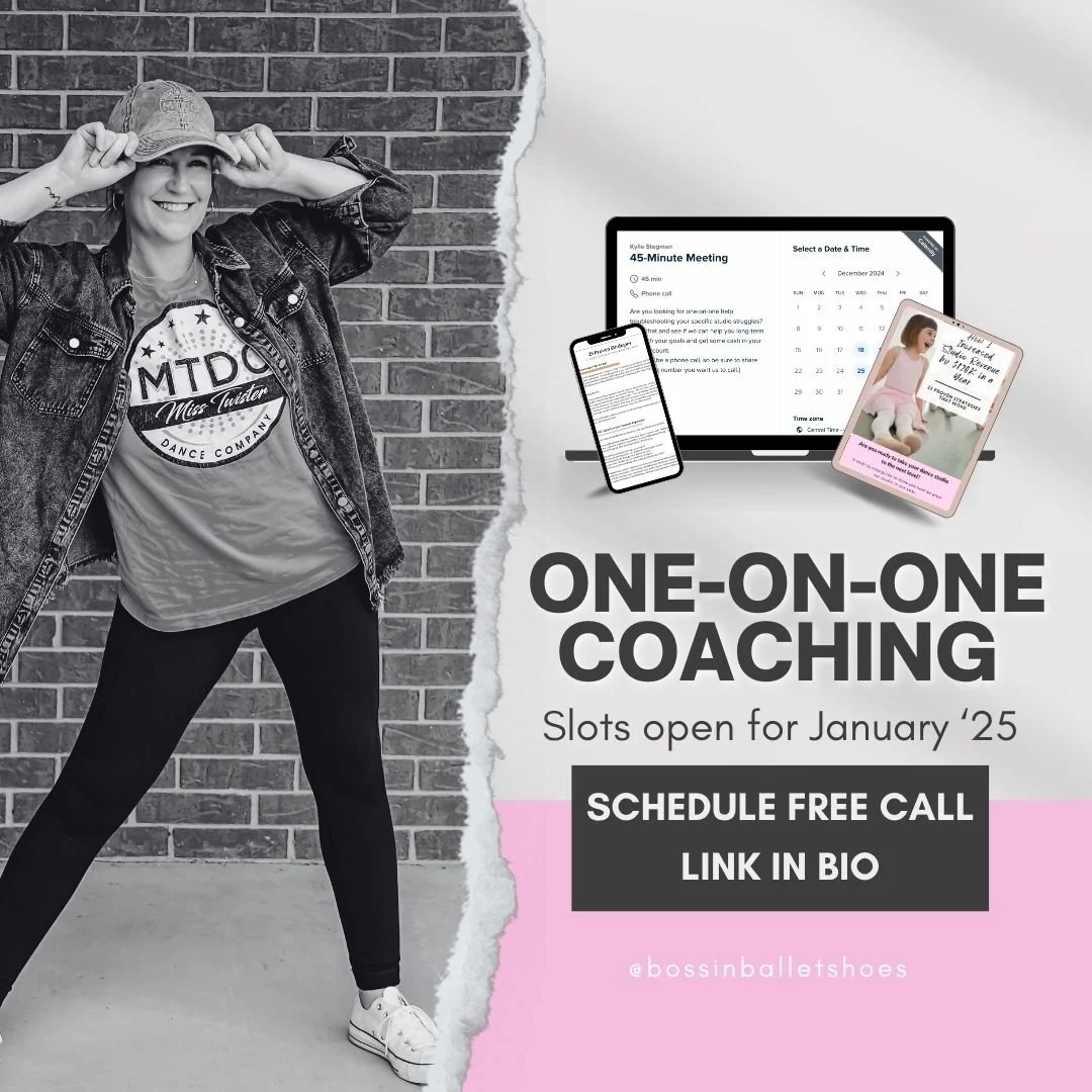 Every month, I take on ONE FREE CLIENT to give back to this amazing community of human beings and help them catapult their studio to the next level of their business. Is your studio struggling to get more students? Keep students? Staffing issues? Not