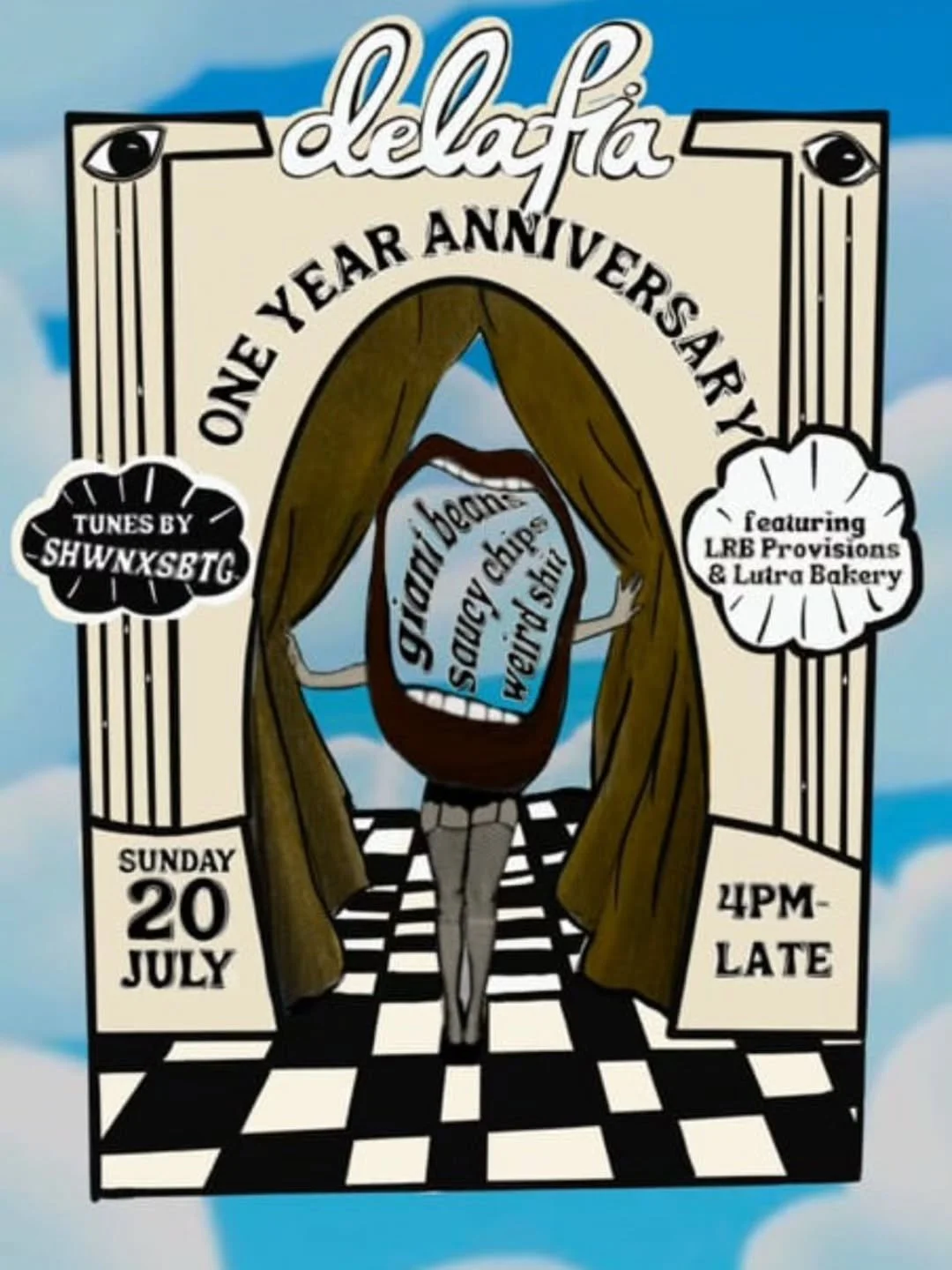 join us to celebrate the first anniversary of delafia!

we&rsquo;re throwing a birthday bash to commemorate one year of this spot that you all have helped make so wonderful.

sunday, july 20th 4pm - late

featuring:
food by @lrbprovisions &amp; @lutr