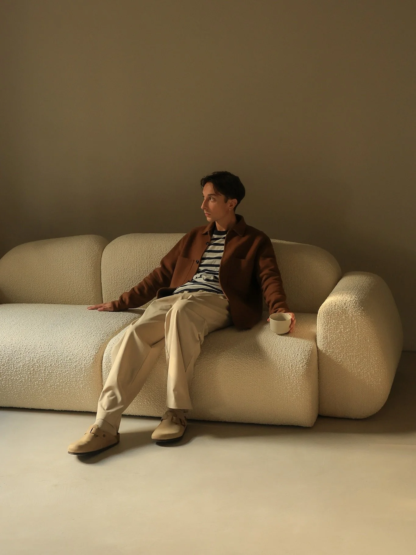 Anzeige/Ad - We call it the most comfortable place at @slowlofts. Come and join us on the amazing MAGMA sofa by @formela.dk 🤍