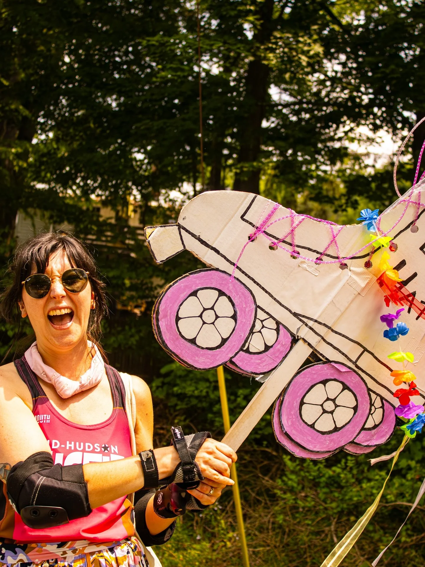 Skating through this week like the @midhudsonmisfits did at Pride! 📷 @nija.photos #woodstocknypride #pride #upstatepride