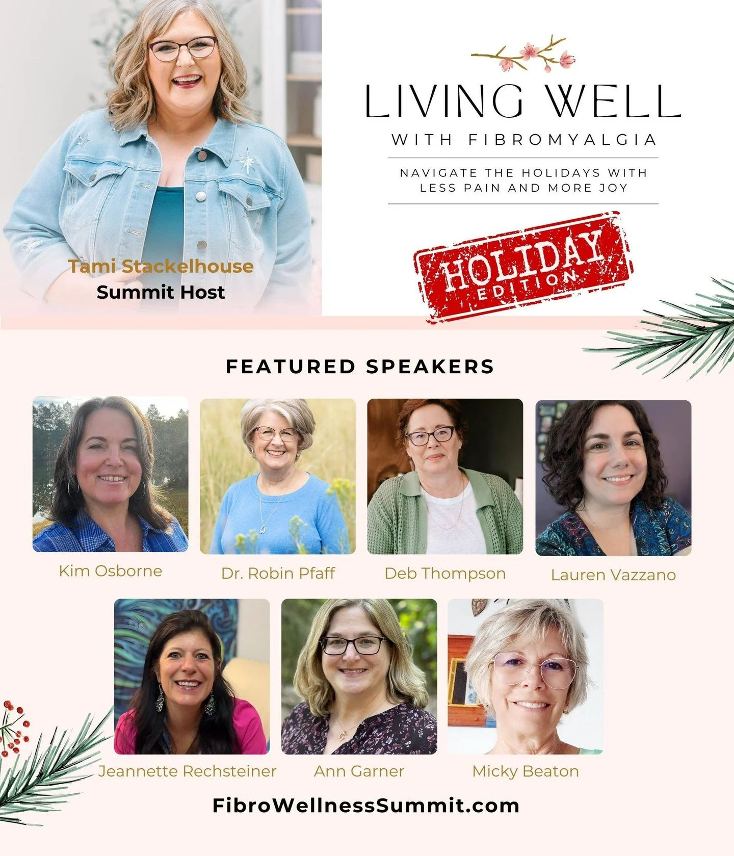 💜 The Fibromyalgia Holiday Summit starts tomorrow!
Join me + other experts to learn how to navigate the holidays with less pain and more joy!
✨ It’s free to sign up — link here! 👉 https://fibrowellnesssummit.com/
#Fibromyalgia #FibroWa
