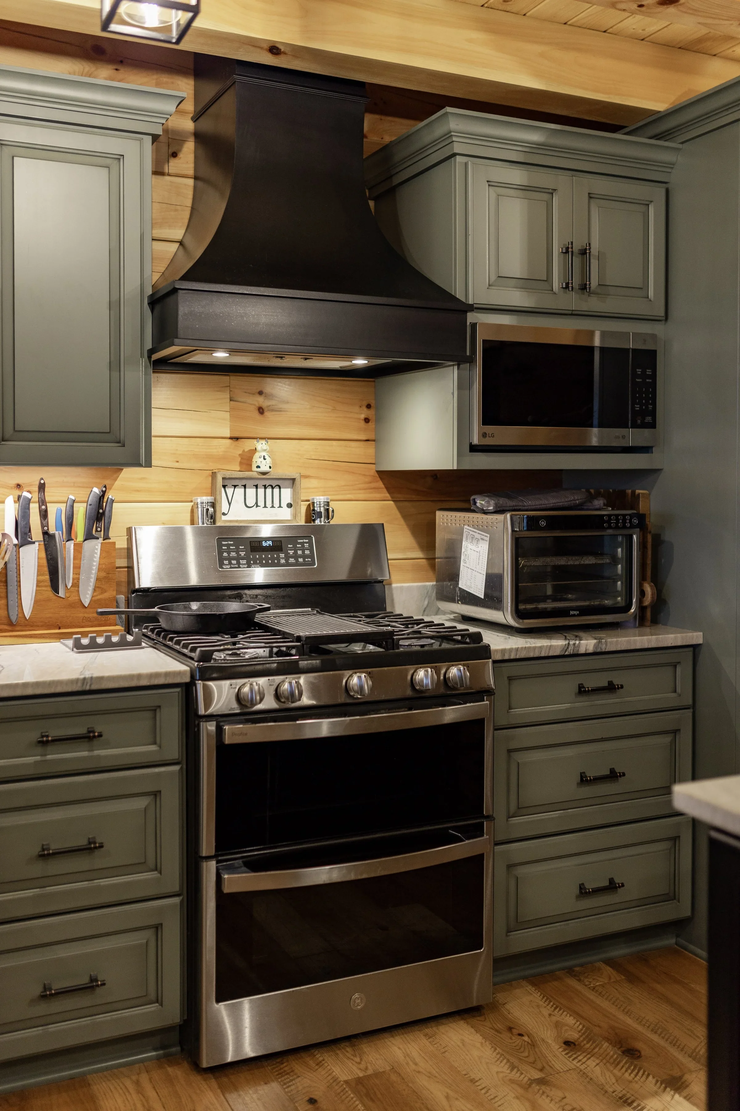 Maple painted custom cabinetry