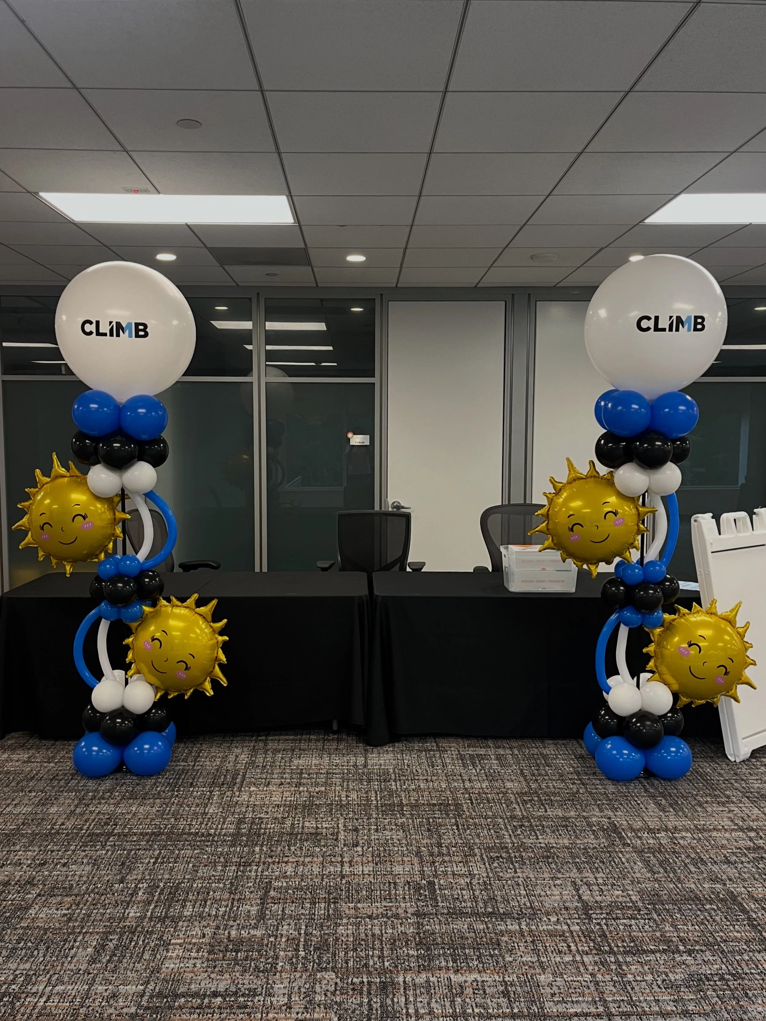 Double Balloon Column w/Topper