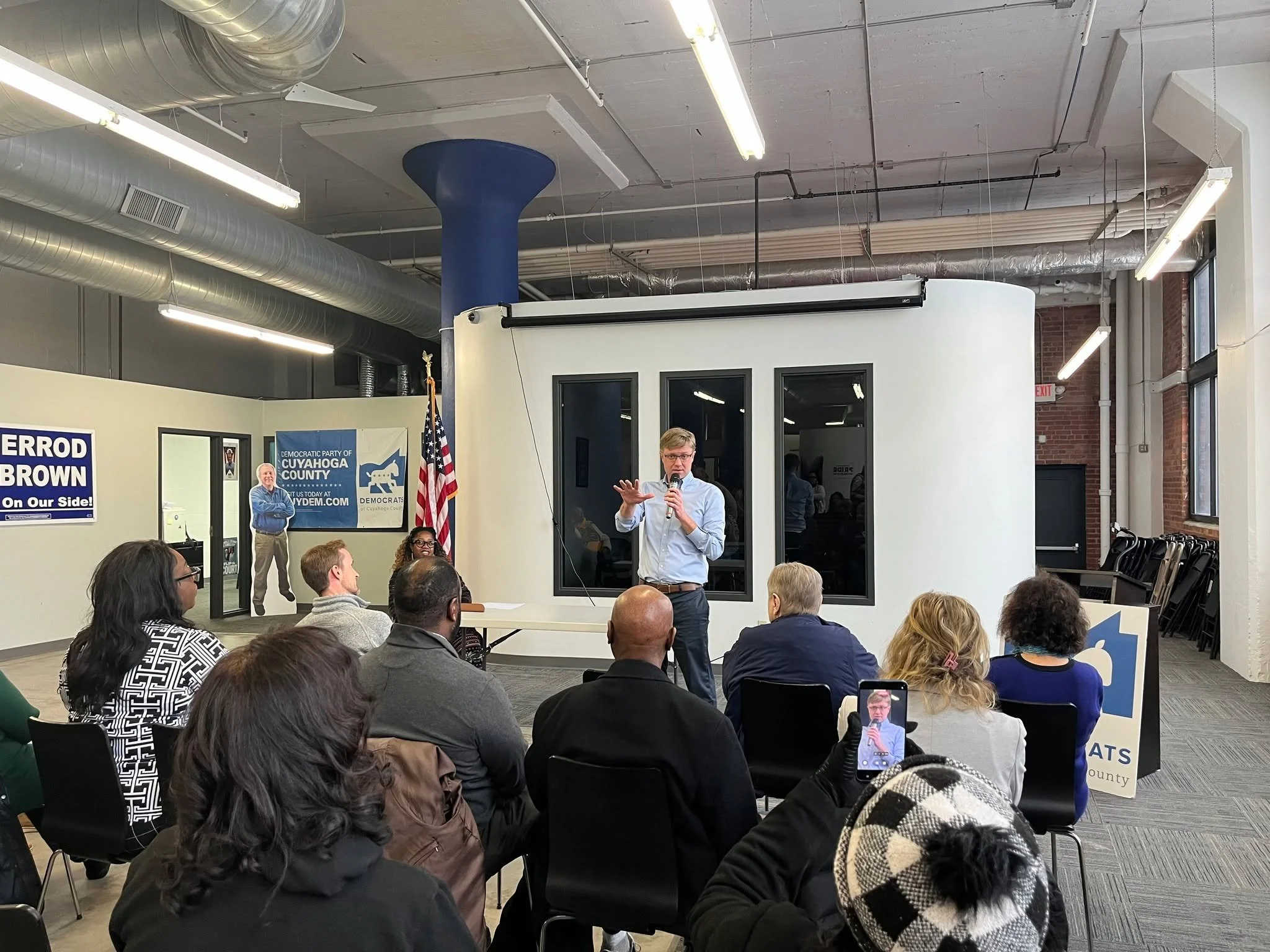 Thank you to the @cuyahogadems Senior Caucus for inviting me to join you and introduce myself. #Ohioans of all ages are concerned about the future of our state, and deserve a #SecretaryOfState who is uncompromising on #FairDistricts. #HambleyForOhio 