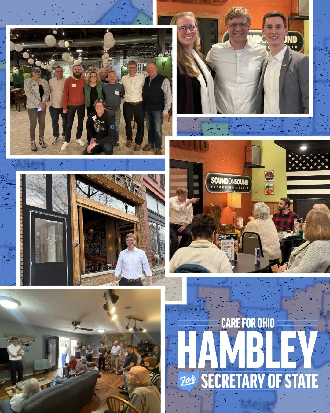 More highlights from the last week of travel across #Ohio! From #Fremont to #Cleveland and stops in between in #Norwalk and #Berea, communities across our state are being activated to fight back against the #gerrymandering and corruption that have im