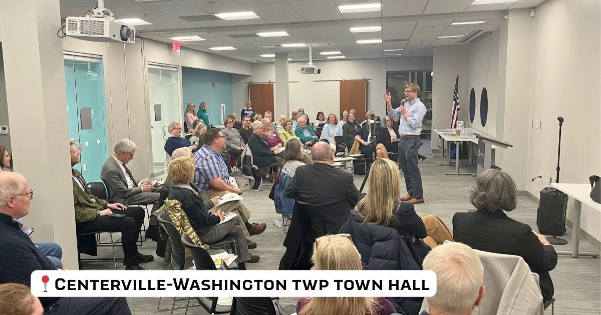🏃💨 This week has been off to a busy start! Kicked things off at a townhall with Centerville-Washington Township for Democracy. Next, spent #StPatricksDay ☘ with @boldnewdemocracy  in Cincinnati's College Hill neighborhood. Then, last night we were 