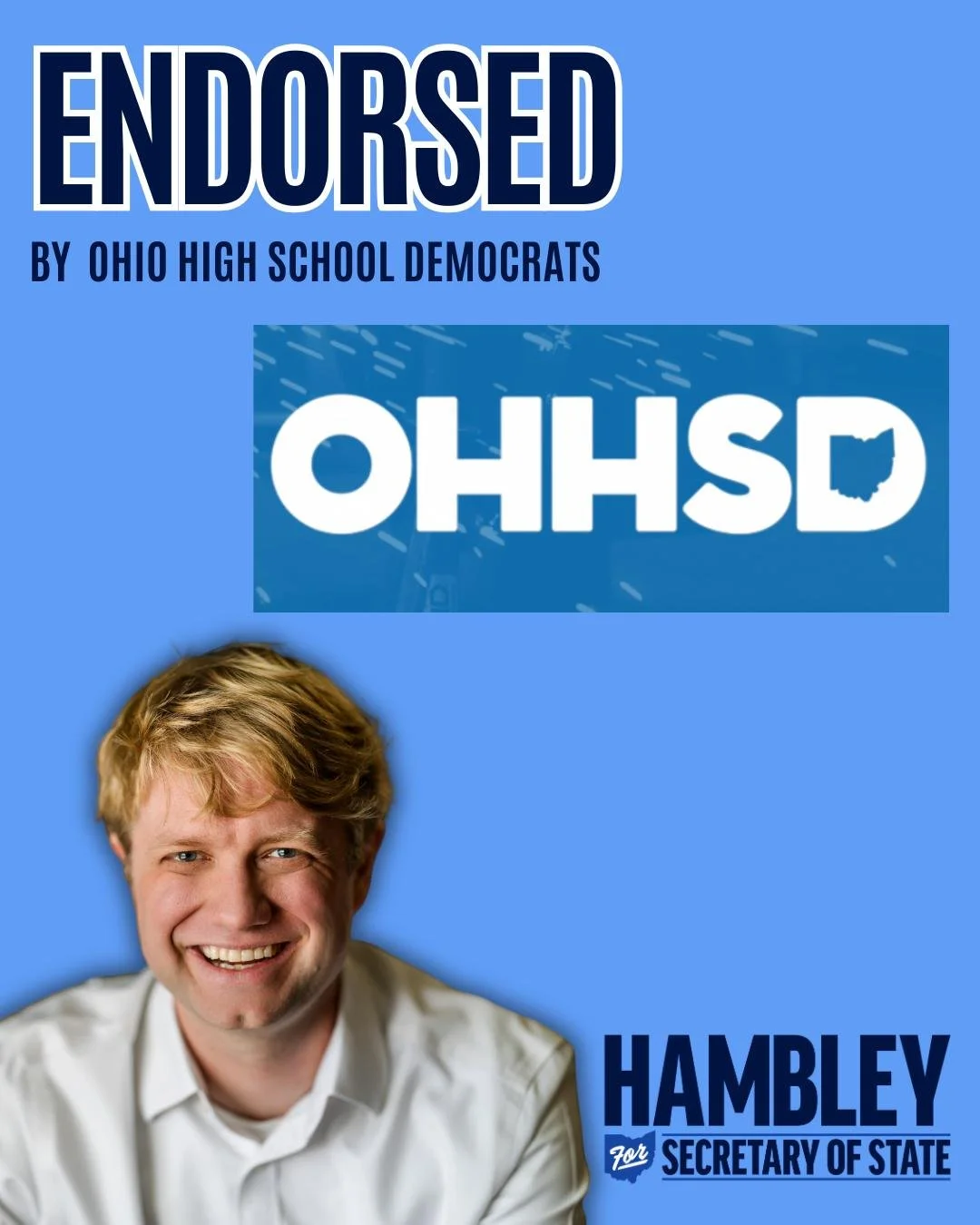 Having the support of organizations that represent the voices #ohioans, young voters, and folks fed up with the status quo are key to this campaign. I'm honored to have earned some great endorsements, along with receiving the Gun Sense Candidate dist