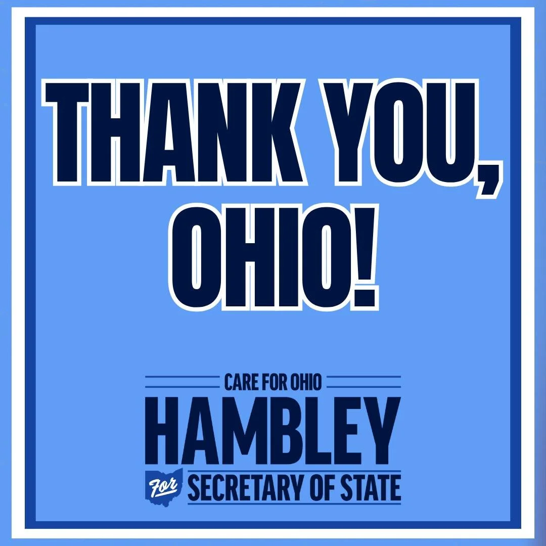 Thank you #Ohio: for your votes, for your support, for your willingness to put energy and time into a longshot campaign. While we fell short last week, the momentum built here can carry forward to November. Let's elect Dems up and down the ballot and