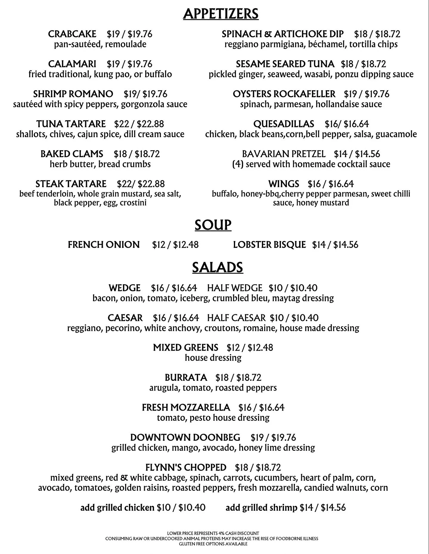 M E N U 🍽️

#michaleenflynns #lynbrookny #lunch #dinner #longislandny