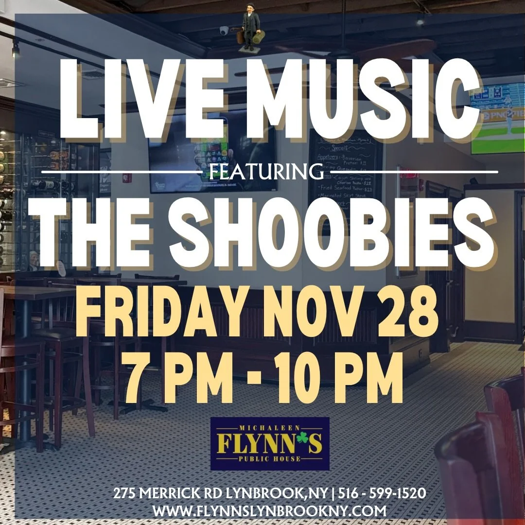 Live music and fun vibes &mdash; exactly what you&rsquo;ll need after #Thanksgiving 🎶🦃🎙️🍷

#livemusic #michaleenflynns #lynbrookny #longislandny holidays