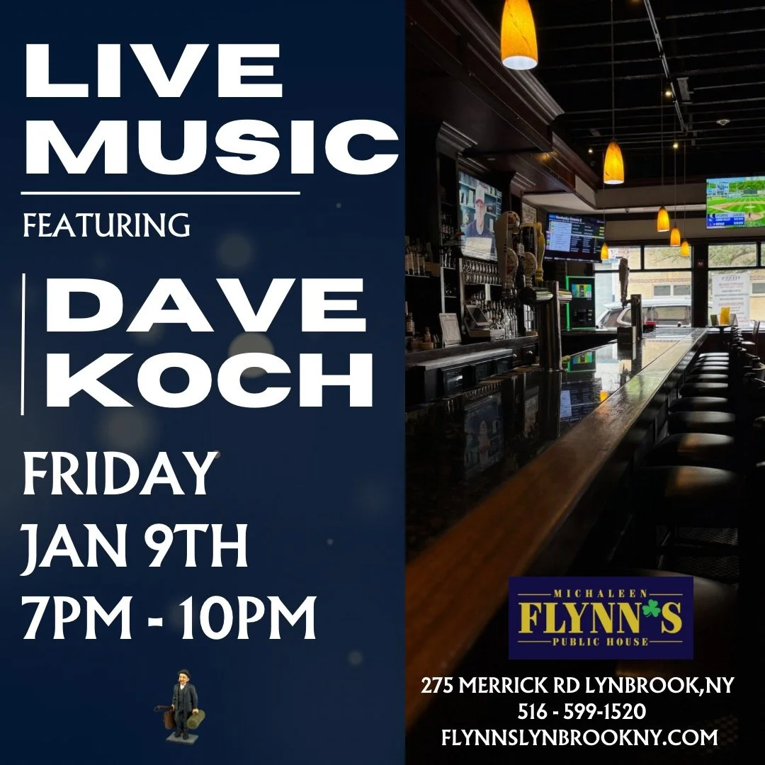 Friday and Saturday&rsquo;s live music at Flynn&rsquo;s! 🎶🎙️🎹

#livemusic #michaleenflynns #lynbrookny #longislandny
