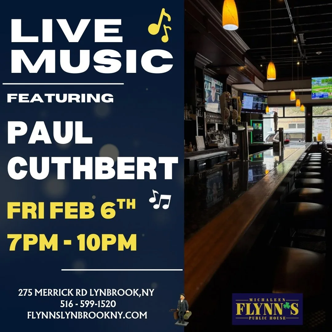 📣 Big weekend ahead! Live music, great food and drink deals, and special Super Bowl catering packages &mdash; we&rsquo;ve got you covered all weekend! 🏈

#michaleenflynns #lynbrookny #longislandny #Super Bowl