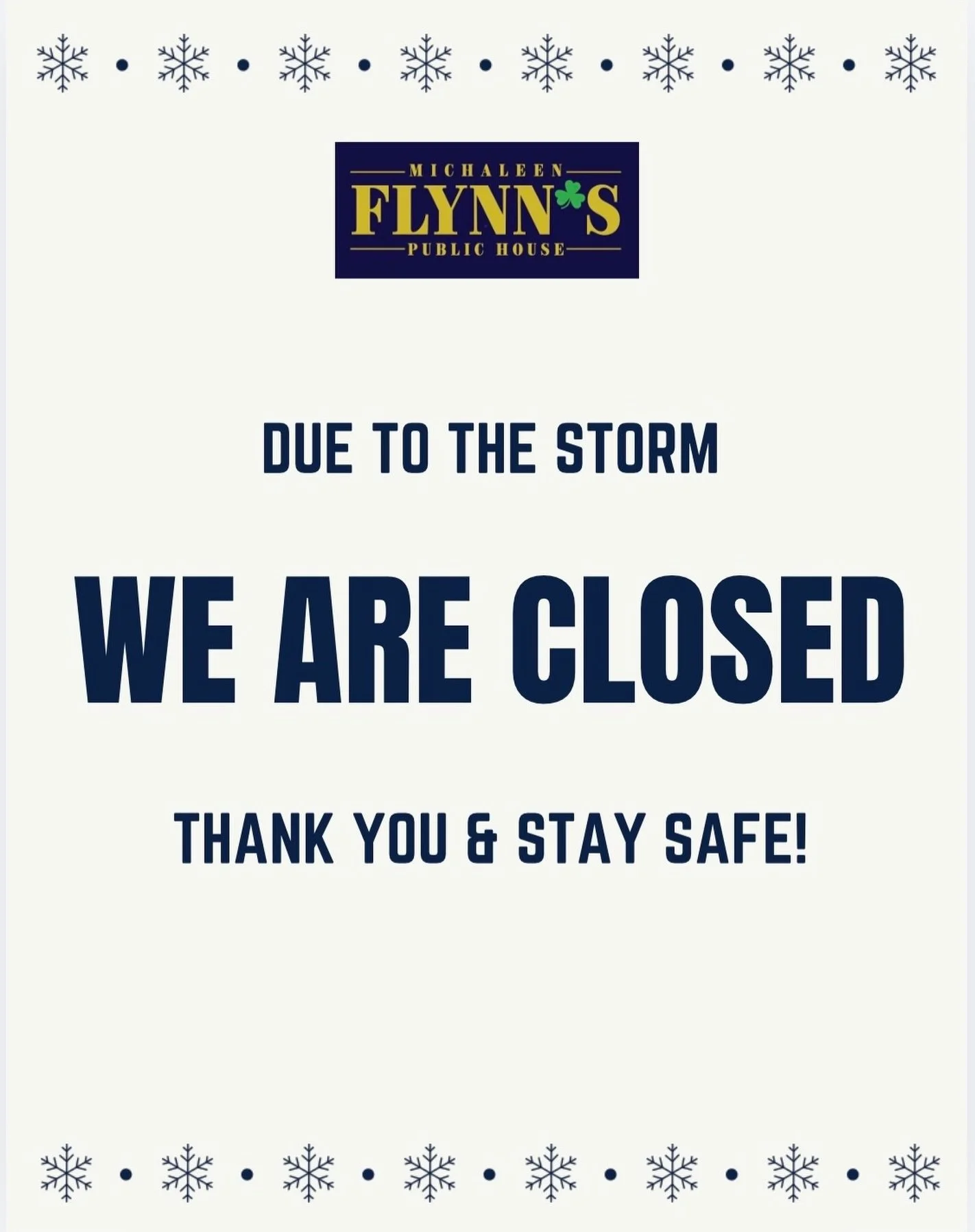 See you Tuesday! ❄️