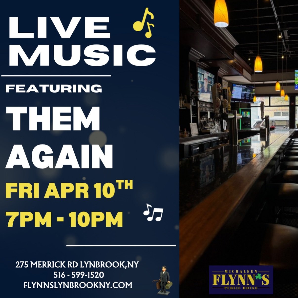 This weekend sounds like a good idea 😏🎶

#michaleenflynns #lynbrookny #longislandny #livemusic