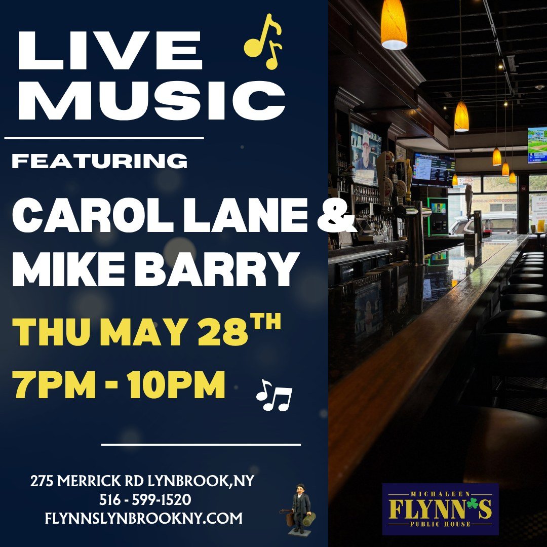 start the weekend off with live music at Michaleen Flynns! #lynbrookny #livemusic