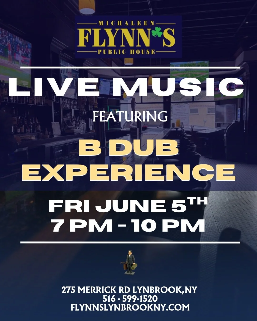 Weekend plans covered. Live music at Flynn&rsquo;s 🎶 

#livemusic #longislandny #michaleenflynns