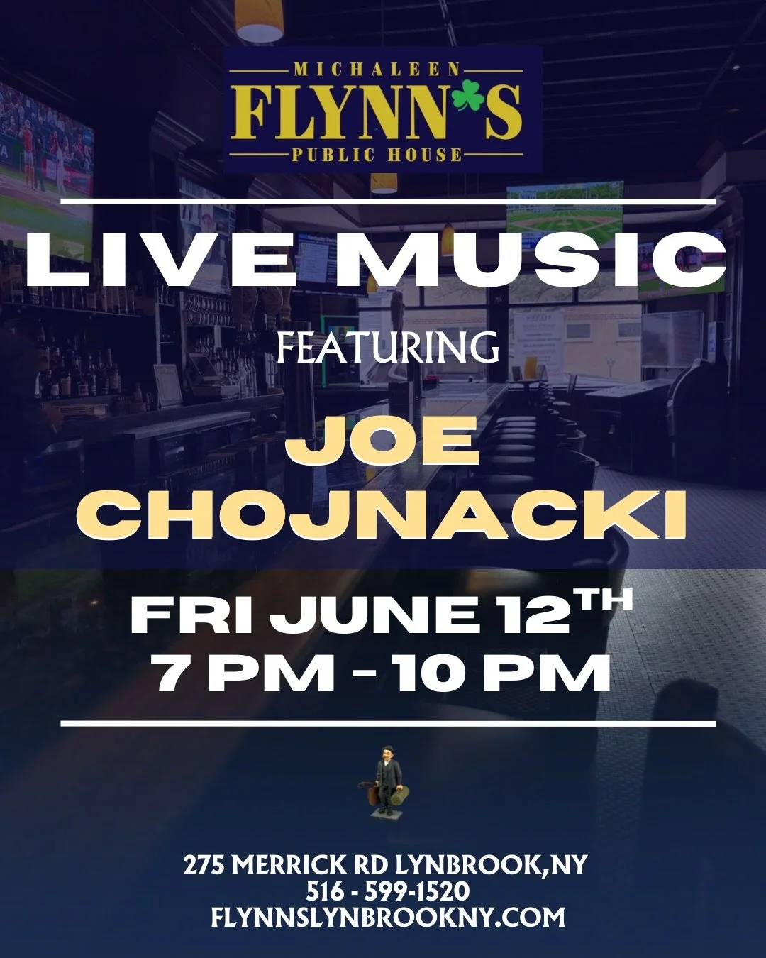 A weekend not to be missed at Flynn&rsquo;s 🎶🏀 Live music, Knicks basketball, food specials, and more all weekend long, see you there!

#michaleenflynns #lynbrookny #longislandny #knicks