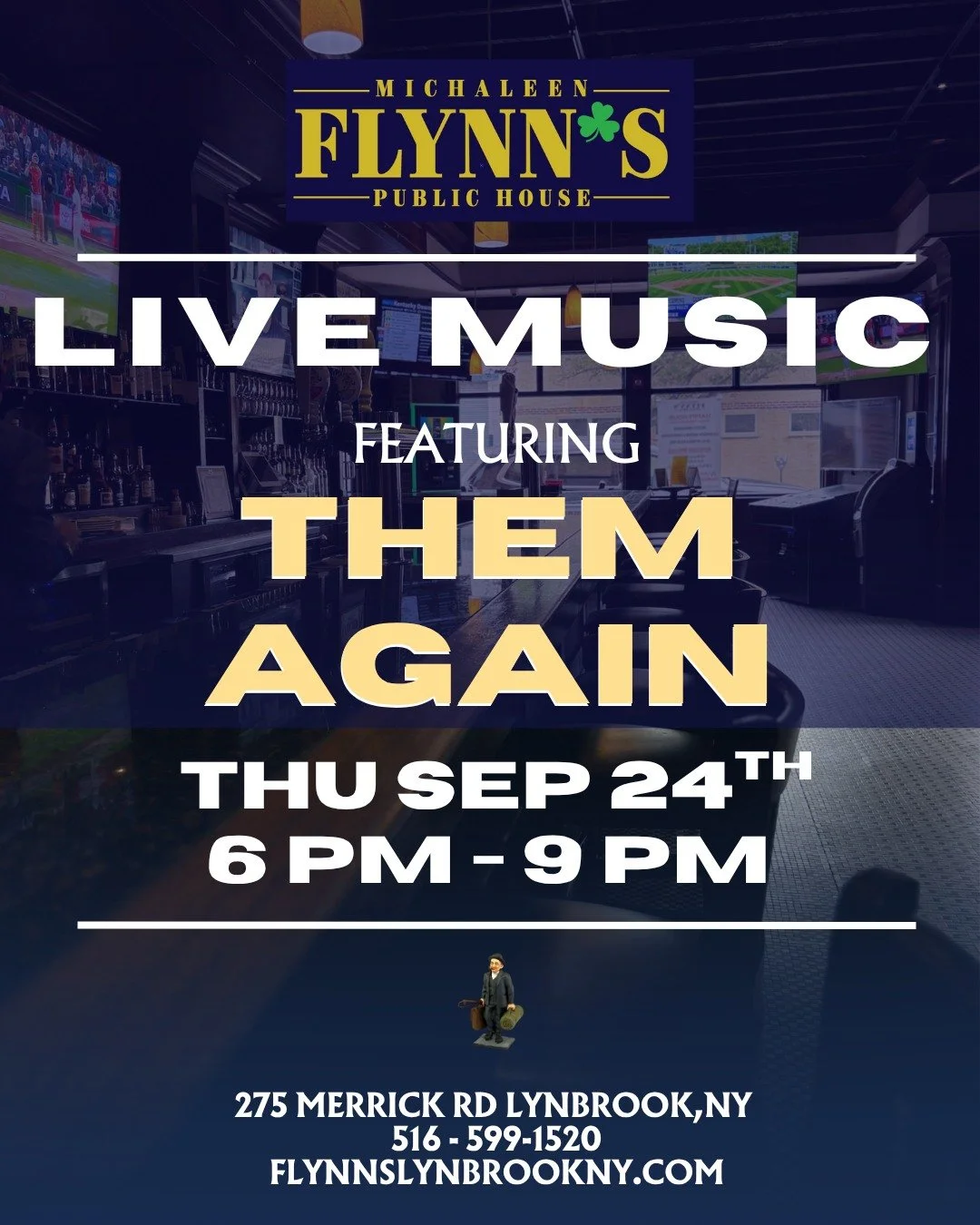 End September the right way, live music all weekend at Flynns! 🎵🍁🎶🍻

#longislandny #fall #livemusic #lynbrookny #michaleenflynns
