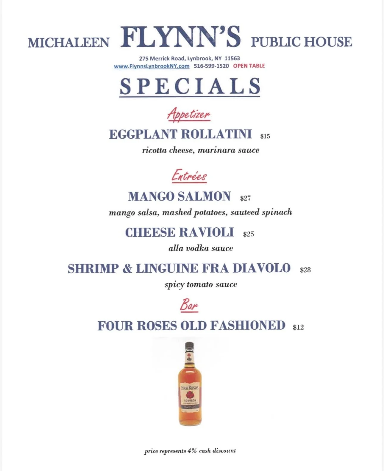 new week, new specials 😋 only at Flynn's!

#michaleenflynns #lynbrookny #longislandny #lunch #dinner