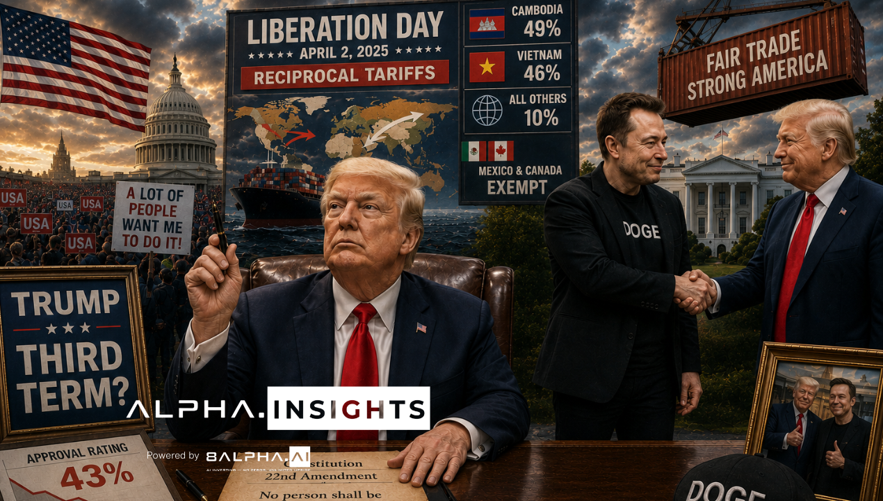 Goodbye Elon, Hello Tariffs, and Maybe... a Third Term?