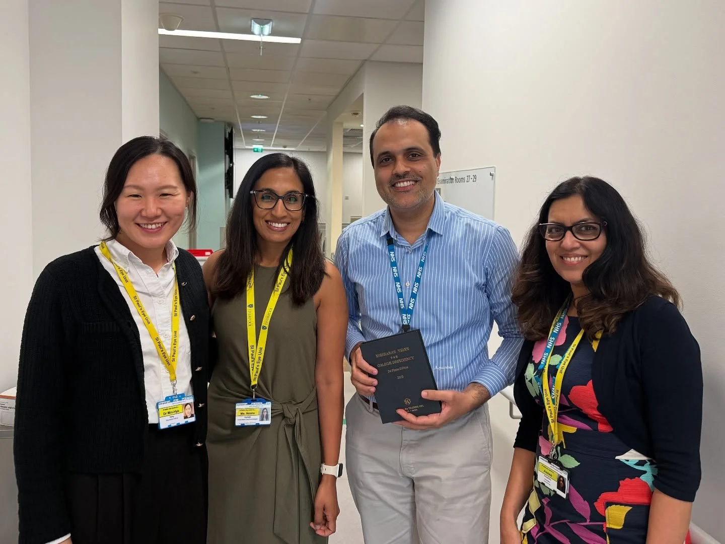 Here comes the change over&hellip;.. I hate this part&hellip;. 

Saying bye to three great members of the team Salman, Min and Mohith. 

We kept each other moving all year! 

Wishing them all the best in the future. 🎉🎉
 
#glaucomaOGs #Liverpool #si