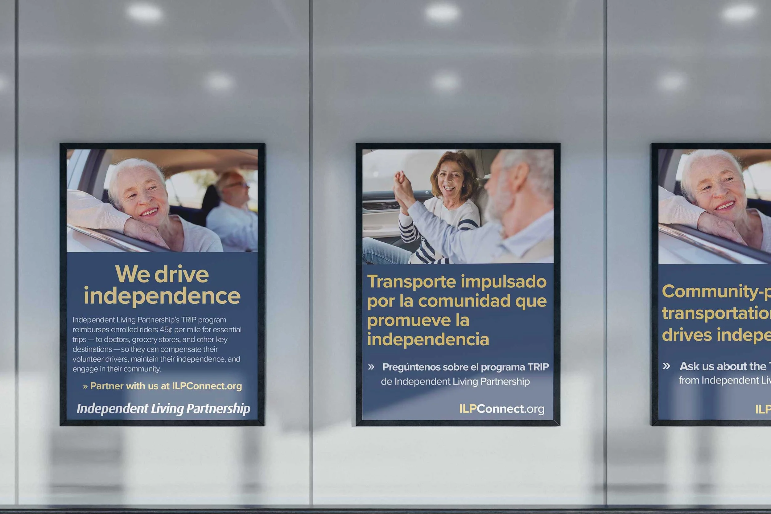 Collateral: Bilingual event materials for Independent Living Partnership