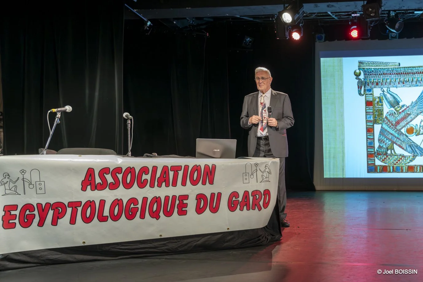 Le président de l'l'Association Jean-Pierre Fayard