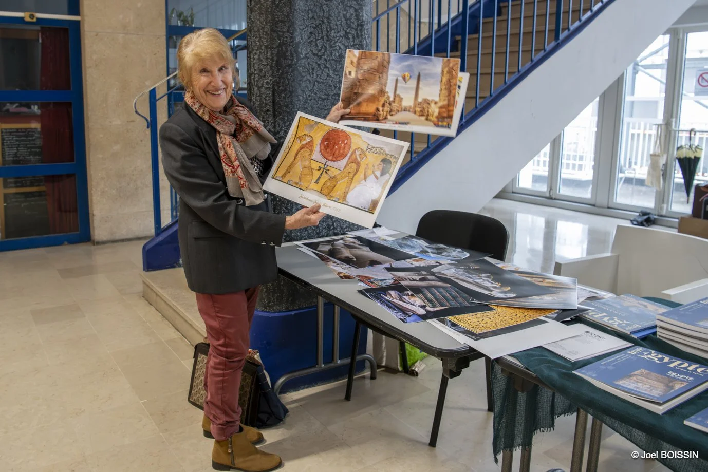 Françoise Arquetout de l'Association Egyptologique du Gard
