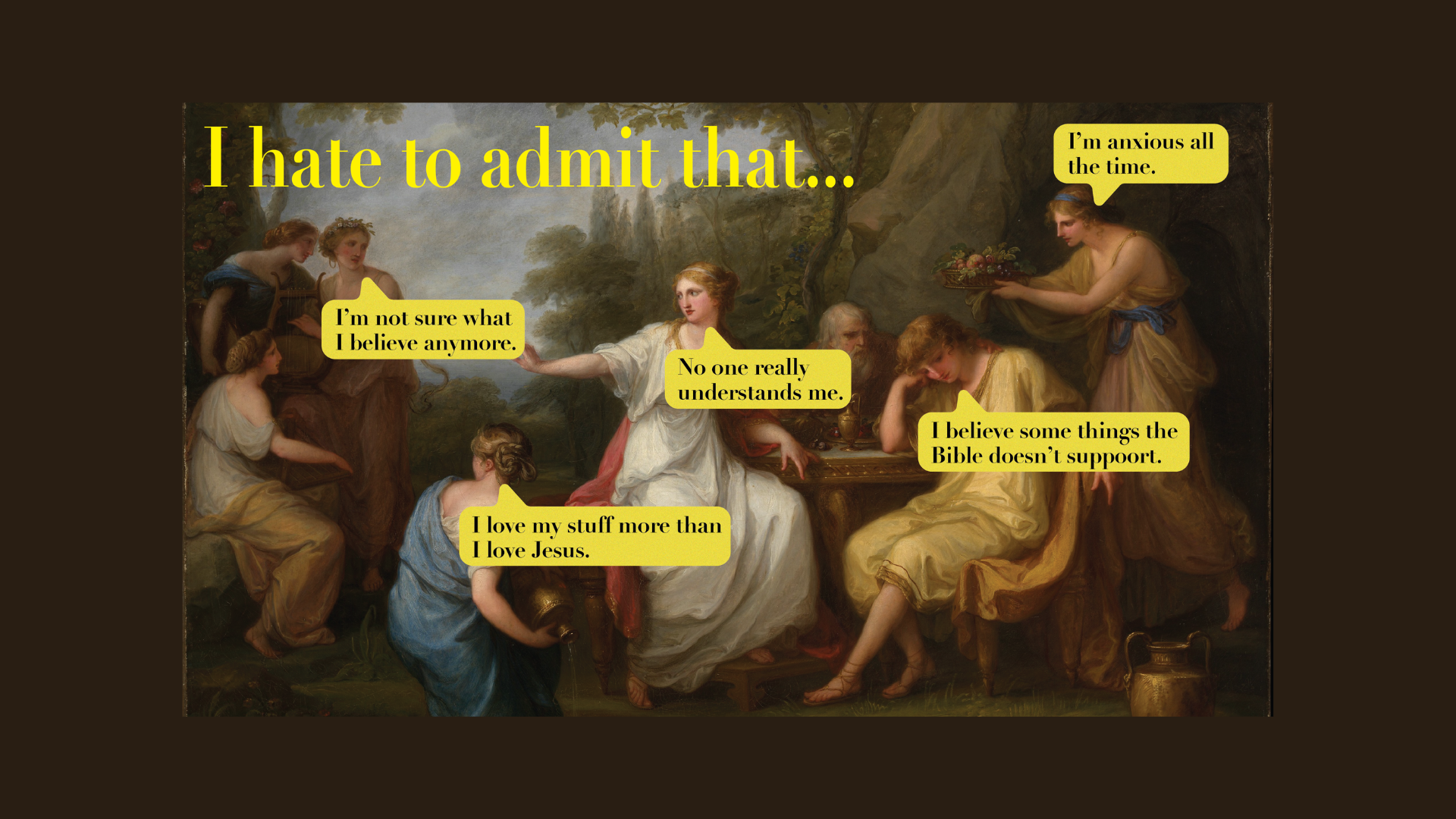 I Hate to Admit That…