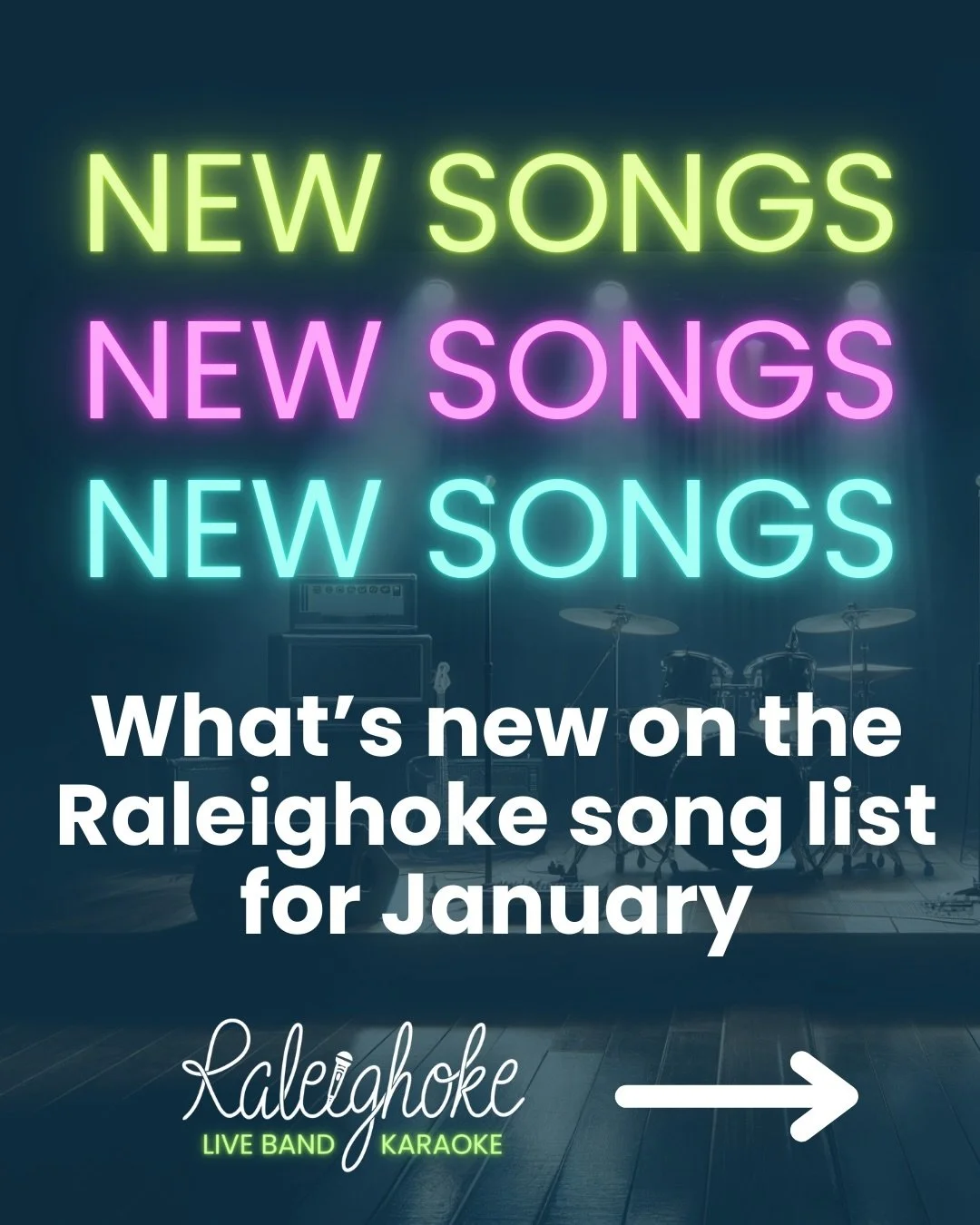 New songs hitting the list for this weekend 🙌 

See yall Friday (1/16) at @tapyardraleigh!

📅 Jan 16
⏰ 8pm show (7pm song signup)
📍 Tap Yard Raleigh
🎟️ $10 at door, $8 online

#karaoke #livebandkaraoke #raleighevents #raleighmusic #raleigh