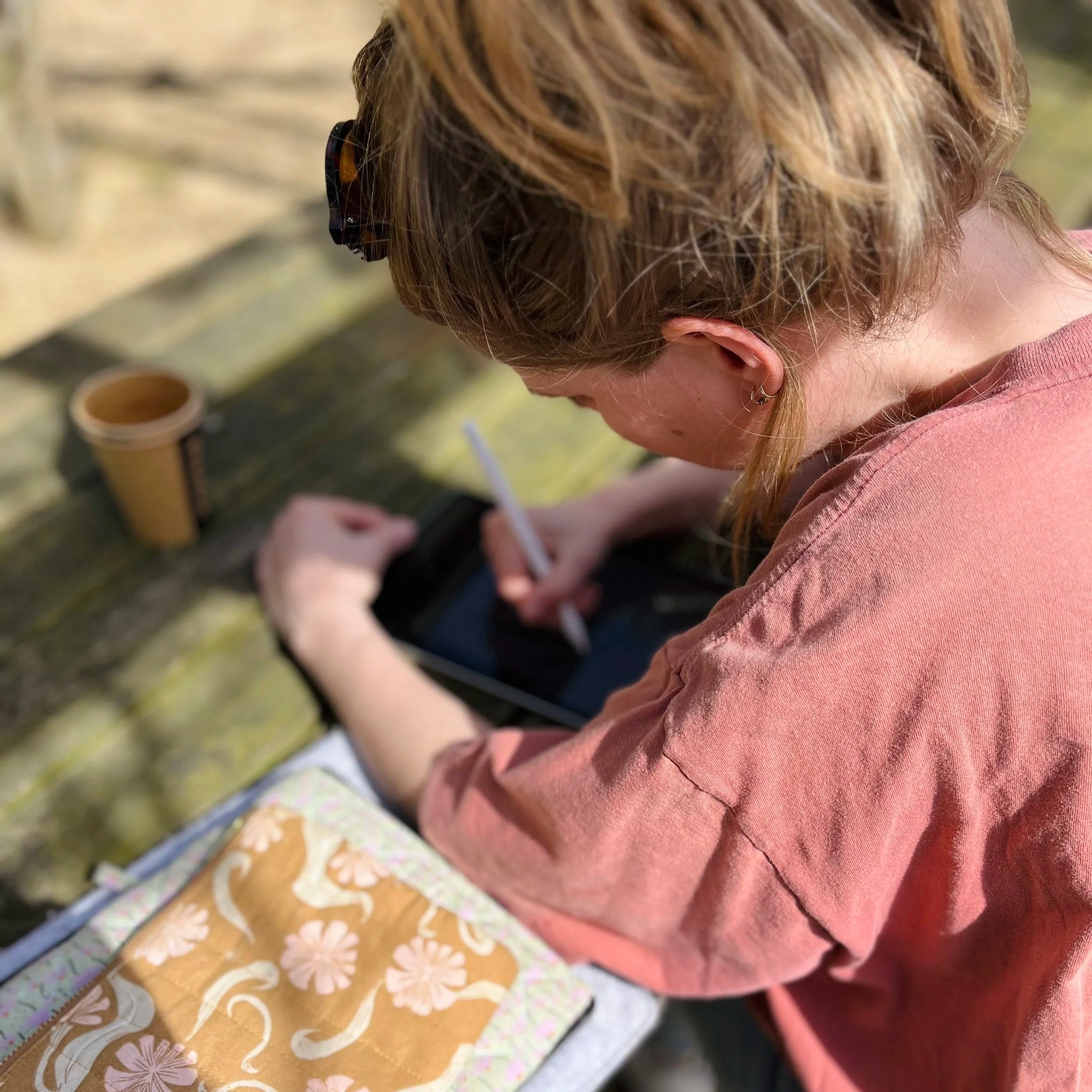 Illustreren in het zonnetje