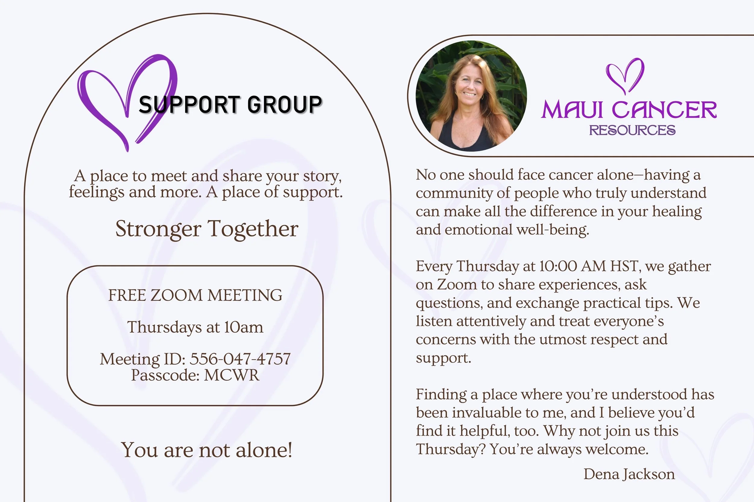 "Stronger Together" - Thursdays