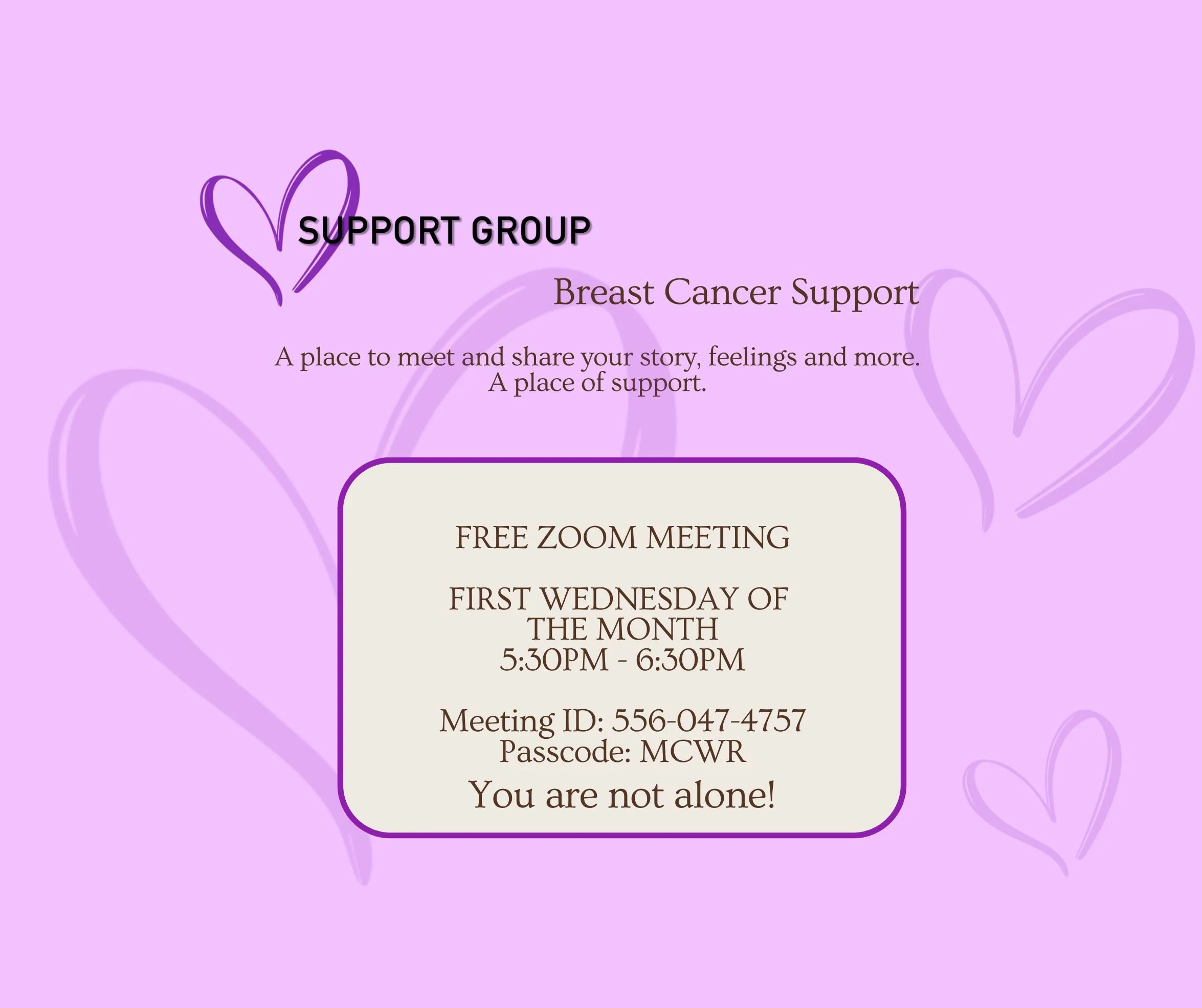Support Group - Breast Cancer