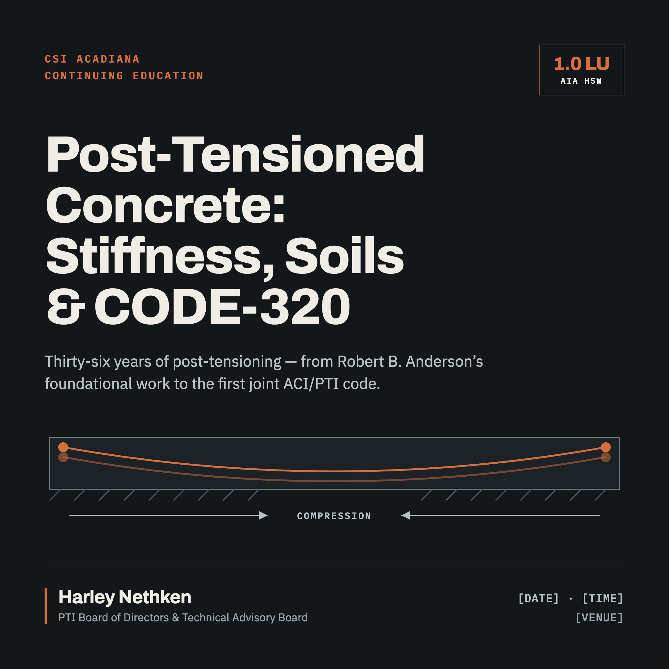 Post-Tensioned Concrete: History, Behavior, and the New ACI 320