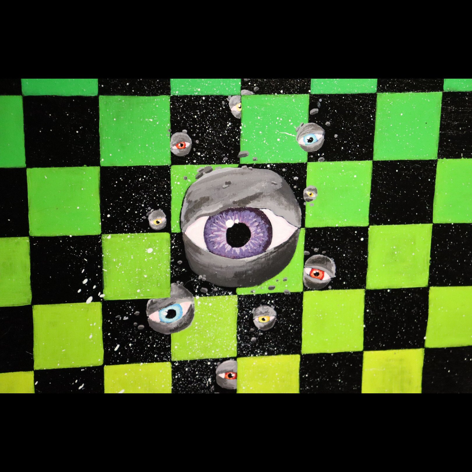 Untitled Custom Chessboard
Acrylic, wood, resin