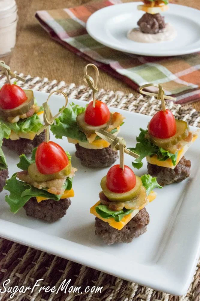 Bun-less Cheeseburger Bites