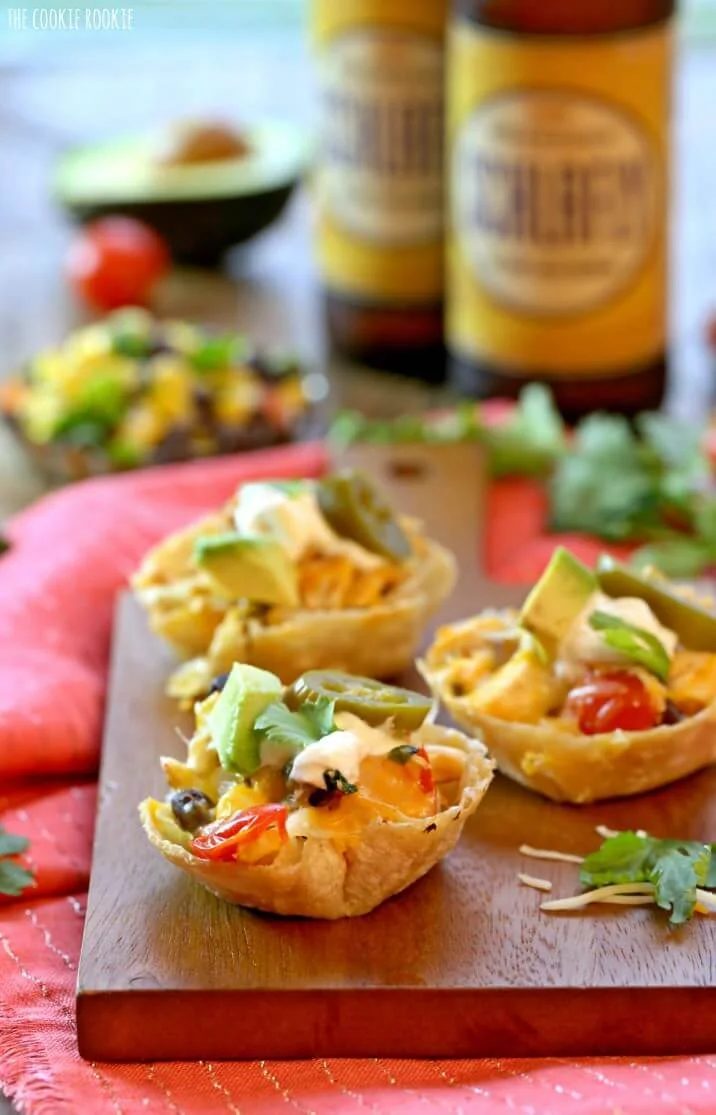 Loaded Chicken Taco Cups