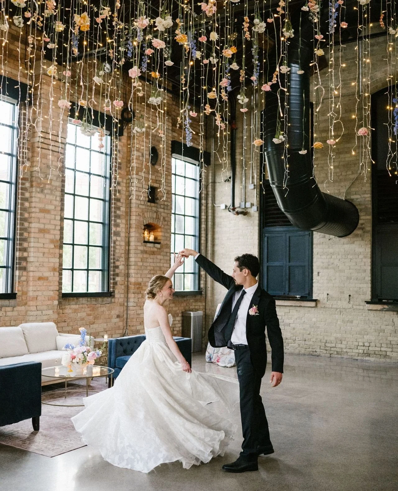 One year down and a lifetime to go! Happy First Anniversary, Charlotte &amp; Quinn! Can't believe it's been a year since this beautiful day and laser show! ⁠
⁠
Planning | @stylearchitectsweddings⁠
Reception Venue | @theessencemn⁠
Ceremony Venue | @lo