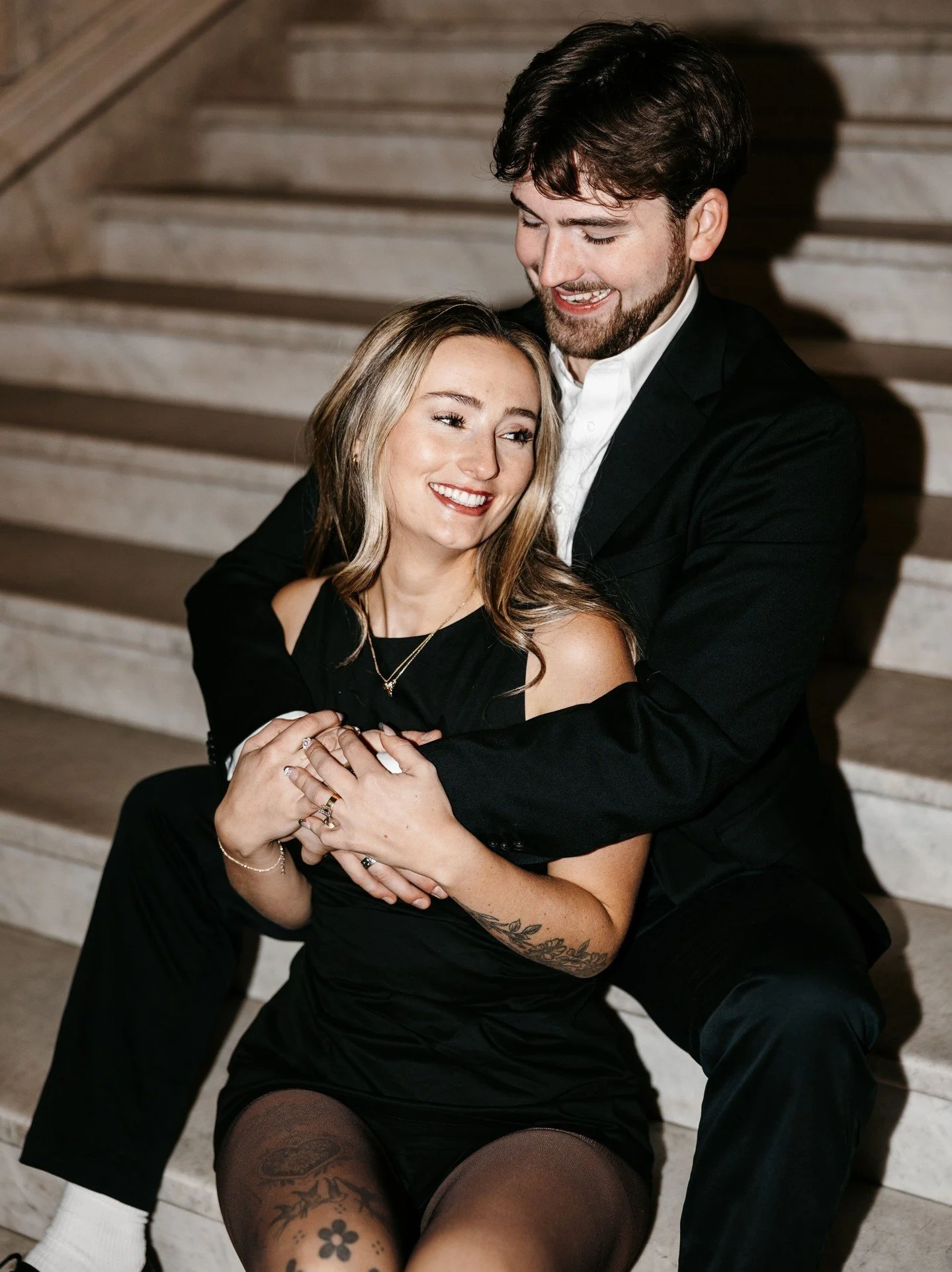 It&rsquo;s wedding day for Katie &amp; Riley!

After ten years together, these two finally get to celebrate their love with a day that feels completely like them. Bright blooms, a blue and green base, funky fonts, and large photo prints create a fun 